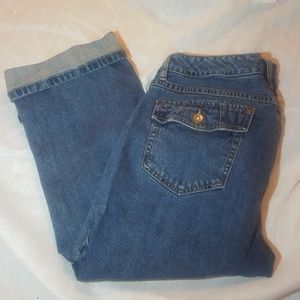 Women's Blue Jean Capri's Size 14